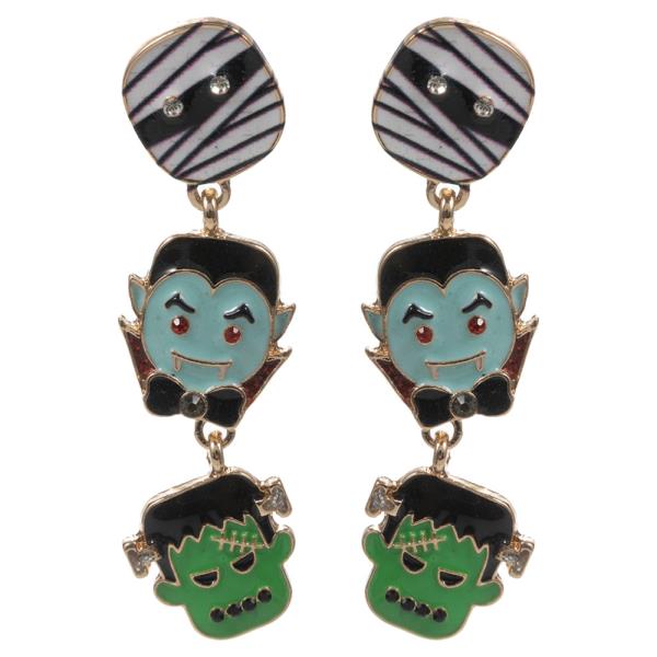 HALLOWEEN CHARACTERS DROP EARRING