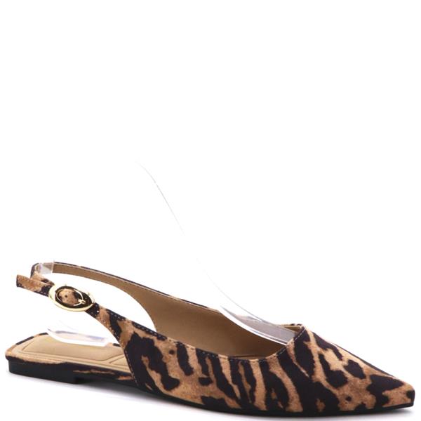SLINGBACK POINTY FLAT
