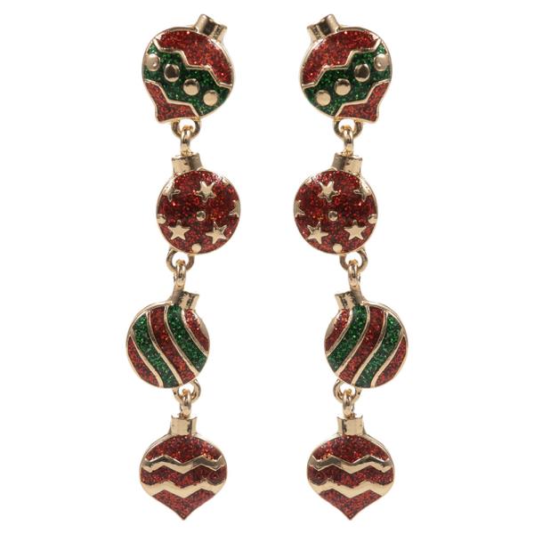 CHRISTMAS TREE ORNAMENTDROP EARRING