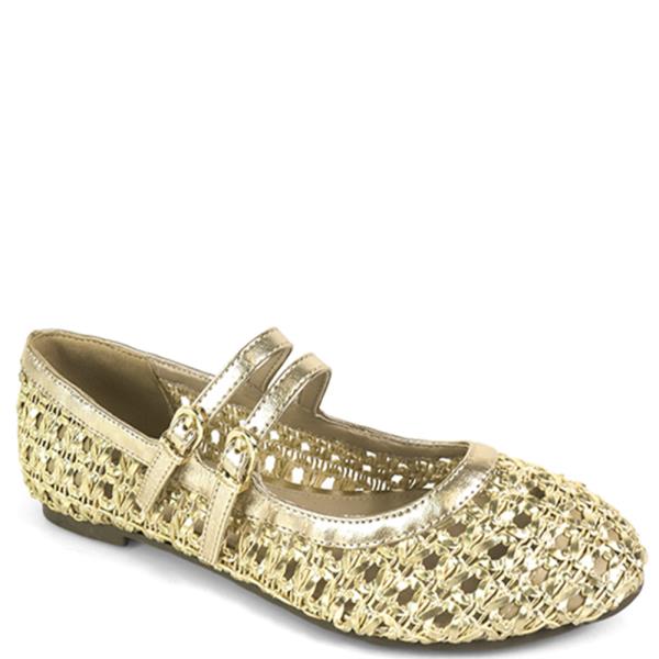 WOVEN DOUBLE STRAP MARYJANE