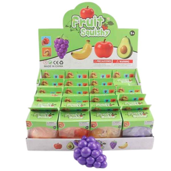 FRUIT SQUISHY TOY (20 UNITS)