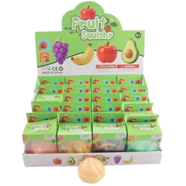 FRUIT SQUISHY TOY (20 UNITS)