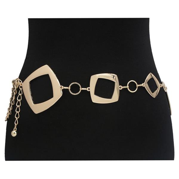 PLUS SIZE ABSTRACT CHAIN BELT
