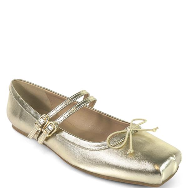 SQUARE TOE BALLERINA W 2STRAPS