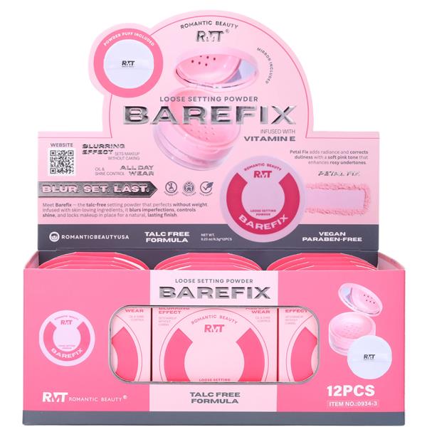 ROMANTIC BEAUTY BAREFIX PETAL LOOSE SETTING POWDER (12 UNITS)