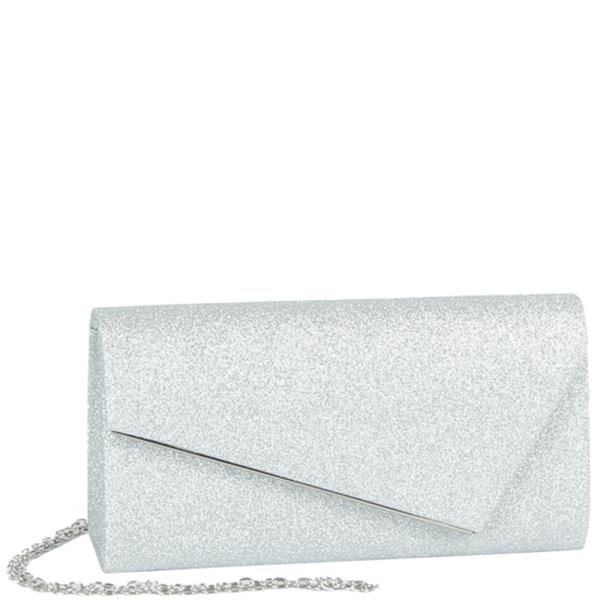 MODERN GLITTER DESIGN EVENING CLUTCH BAG