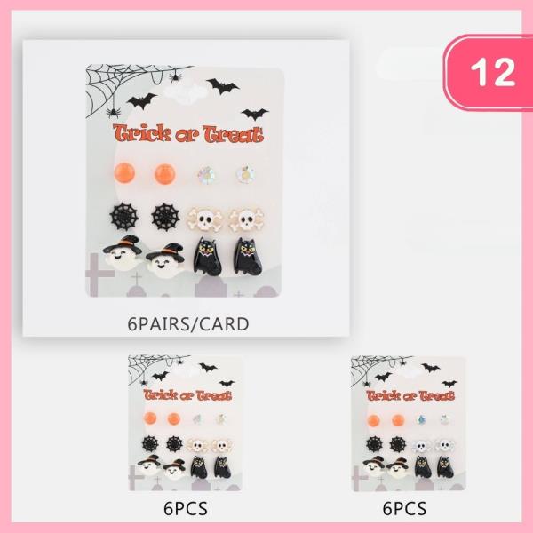 HALLOWEEN EARRING SET  (12 UNITS)