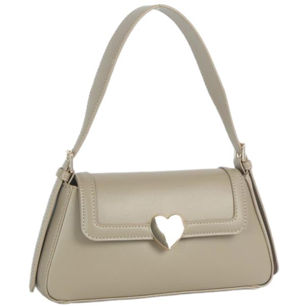 SMOOTH HEART DESIGN CHIC SHOULDER BAG