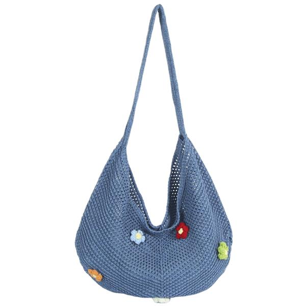 FLORAL COLOR DESIGN SHOULDER HOBO BAG