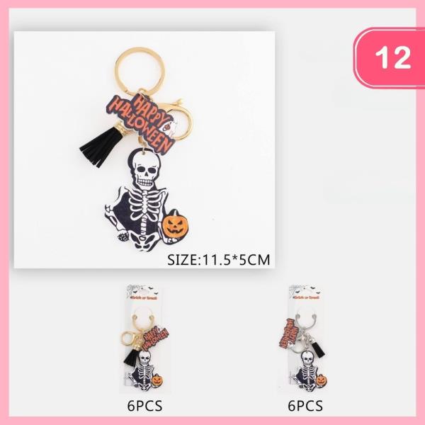 HALLOWEEN  SKELETON KEYCHAIN (12 UNITS)