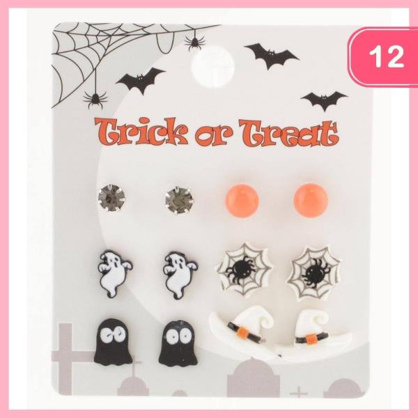 HALLOWEEN  EARRING SET  (12 UNITS)