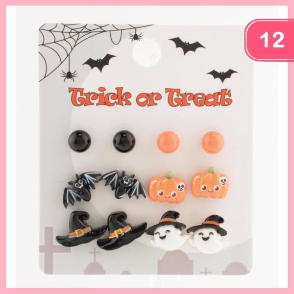 HALLOWEEN  EARRING SET  (12 UNITS)