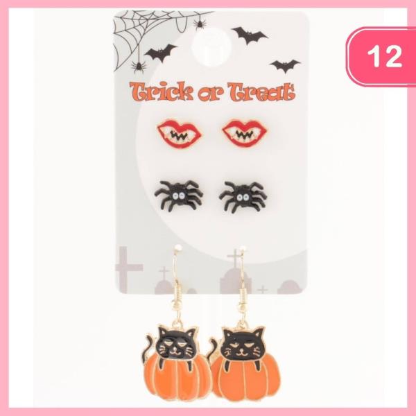 HALLOWEEN  EARRING SET  (12 UNITS)