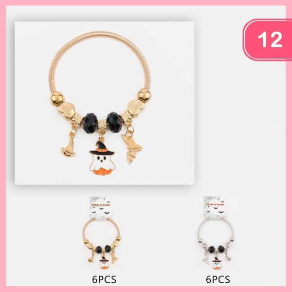 HALLOWEEN  CHARM BRACELET (12 UNITS)