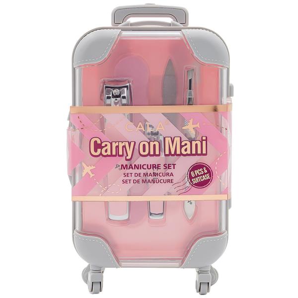 CALA CARRY ON MANI 6PC SET W SUITCASE