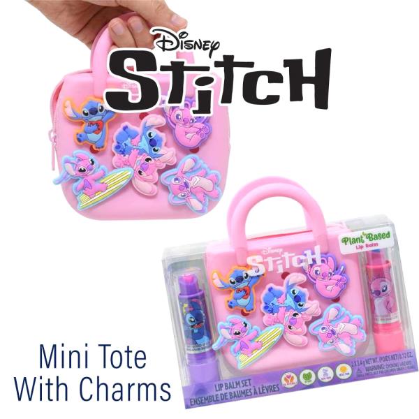 STITCH SILICONE TOTE W 2 LIP BALMS