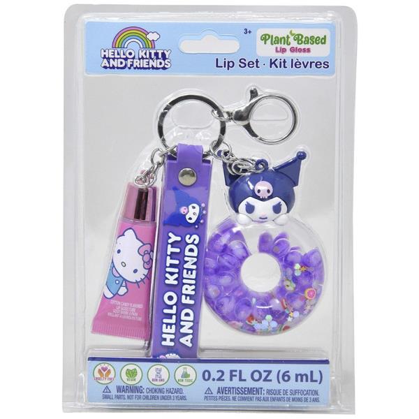 HELLO KITTY KUROMI KEYCHAIN SET