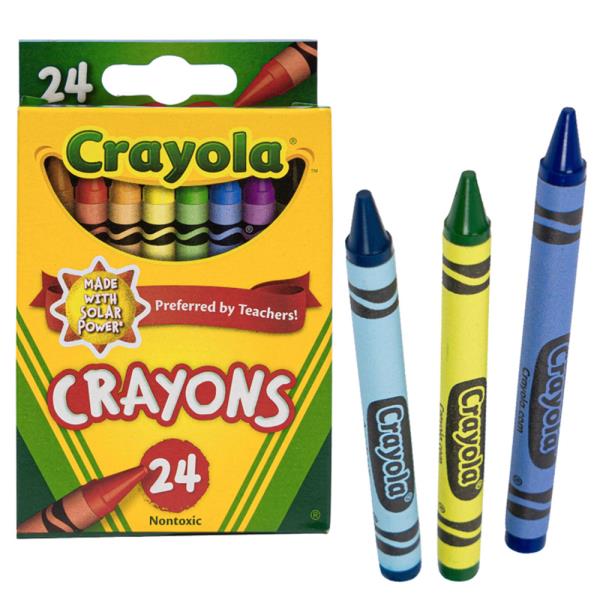 CRAYOLA 24 CRAYONS