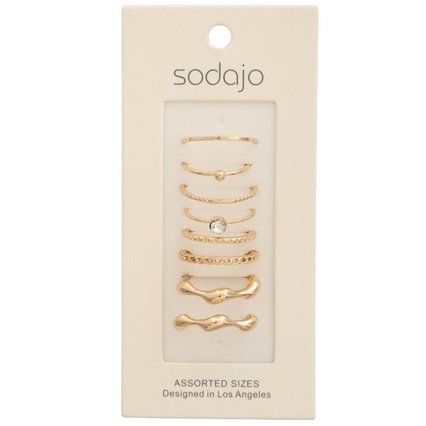 SODAJO MULTI MIXED RING SET