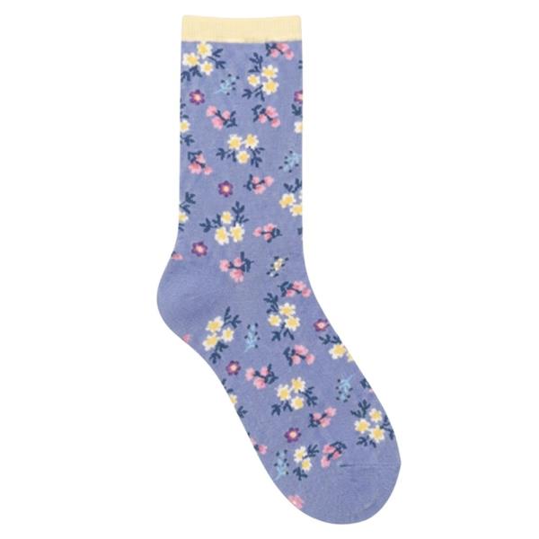FLORAL CREW SOCKS