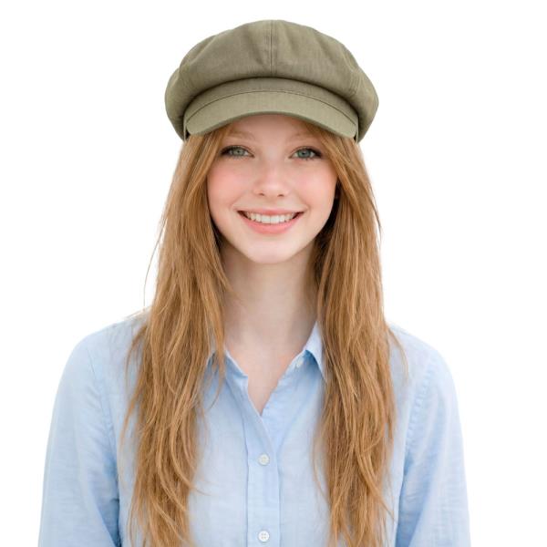 CC COTTON NEWSBOY CAP