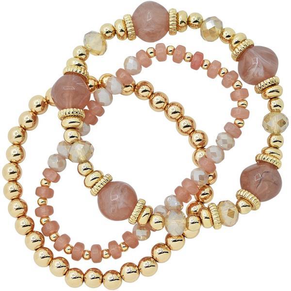 BEADED STACKABLE STRETCH BRACELET