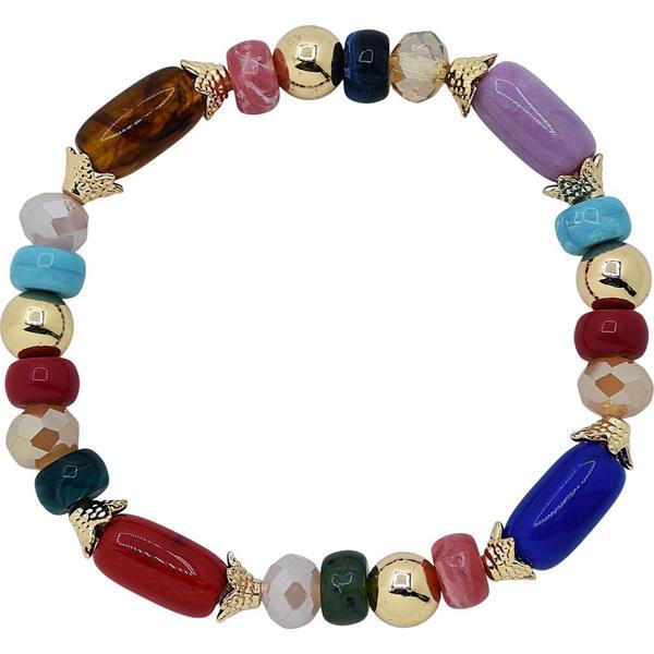 BEADED STONE BRACELET