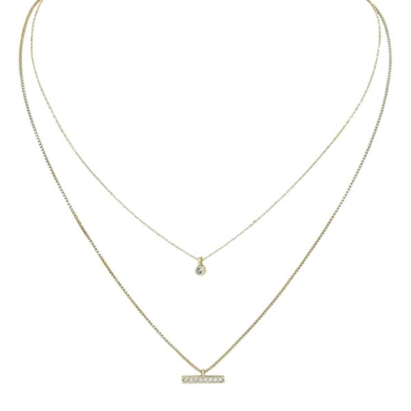 LAYERED PENDANT NECKLACE