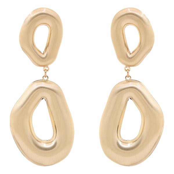MOLTEN SCULPTURAL DROP EARRING