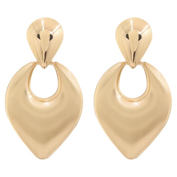 SCULPTURAL DROP DESIGN EARRING