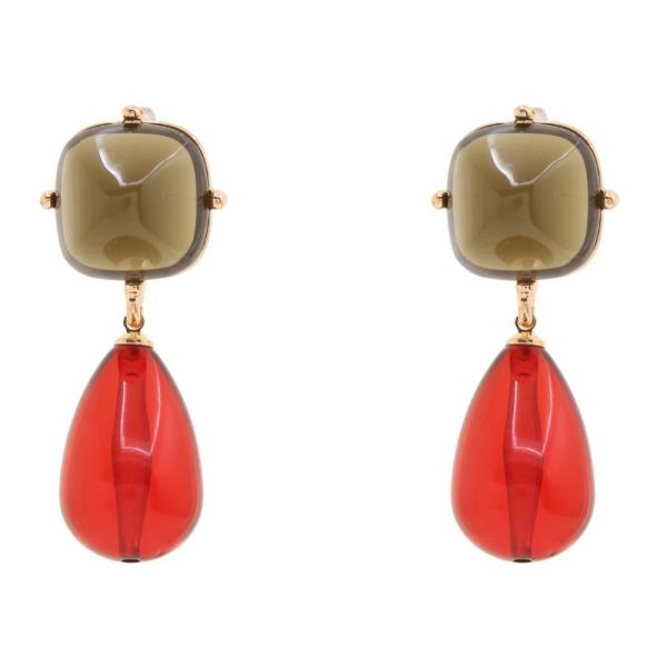 STONE POST DANGLE EARRING