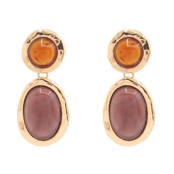 MIXED COLOR DROP EARRING