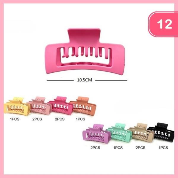 HAIR CLAW CLIP (12 UNITS)