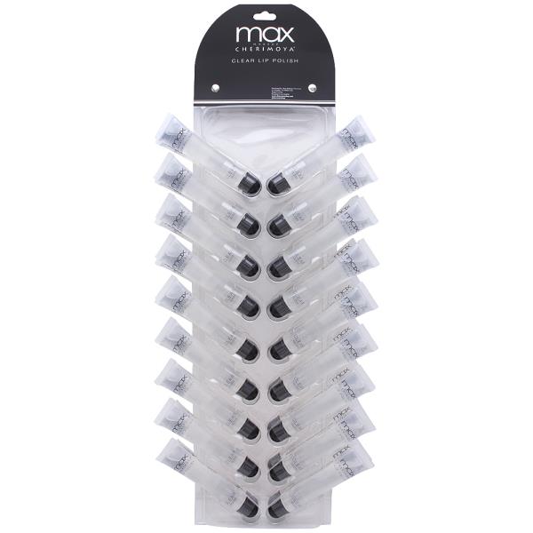 MAX MAKEUP CHERIMOYA CLEAR LIP POLISH (36 UNITS)