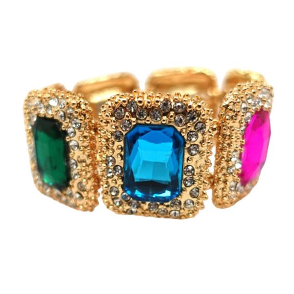 STRETCH W GLASS BRACELET