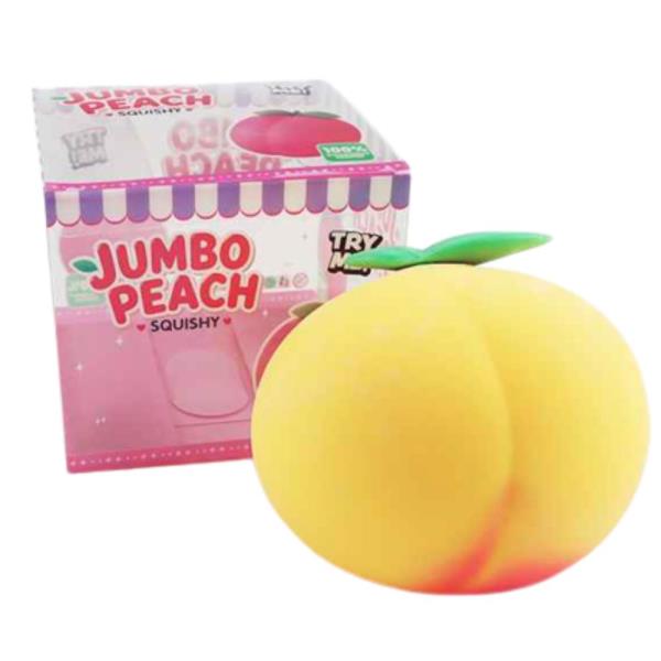 JUMBO PEACH SQUISHY SQUEEZE TOY