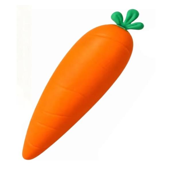 CARROT SQUISHY SQUEEZE TOY (6 UNITS)
