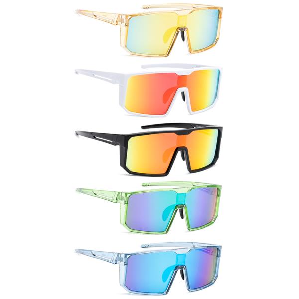 TRENDY SQUARE SPORTS SUNGLASSES 1DZ