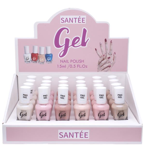 SANTEE GEL NAIL POLISH (24 UNITS)