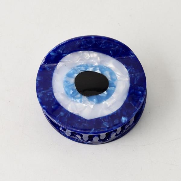 ACETATE EVIL EYE HAIR CLAW CLIP