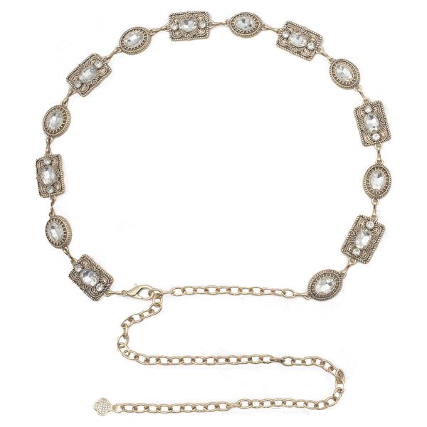 VINTAGE ESTATE GEM LINK BELT