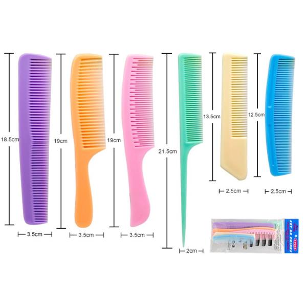 HAIR BRUSH SET (12 UNITS)