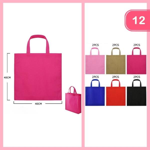 REUSABLE TOTE BAG (12 UNITS)
