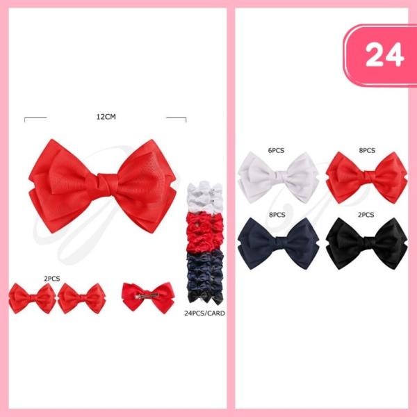 RIBBON HAIR BOW (12 UNITS)
