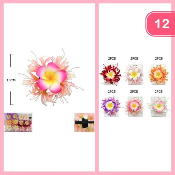 PLUMERIA HAIR CLIP (12 UNITS)