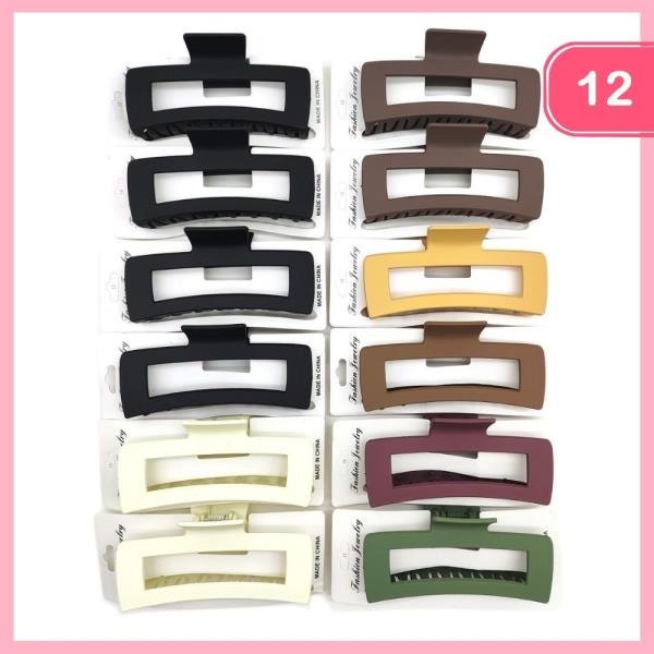 HAIR CLAW CLIP (12 UNITS)