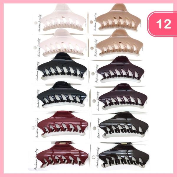 HAIR CLAW CLIP (12 UNITS)
