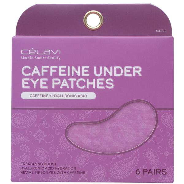 CELAVI CAFFEINE UNDER EYE PATCHES 6 PAIRS
