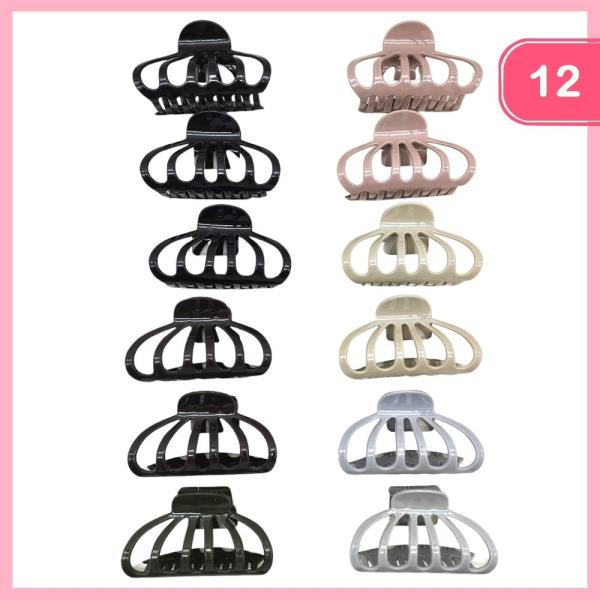 HAIR CLAW CLIP (12 UNITS)