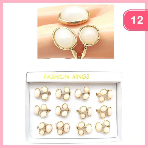 MULTI STONE WRAP RING (12 UNITS)